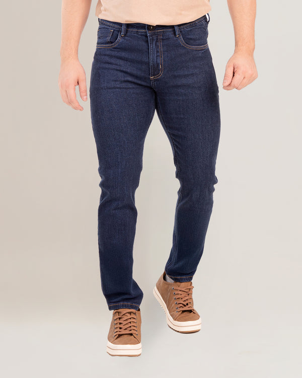 Calça Jeans Masculina Tradicional Regular Slim