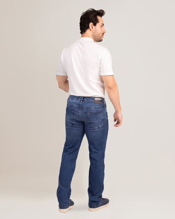 Calça Jeans Masculina Tradicional Regular Slim