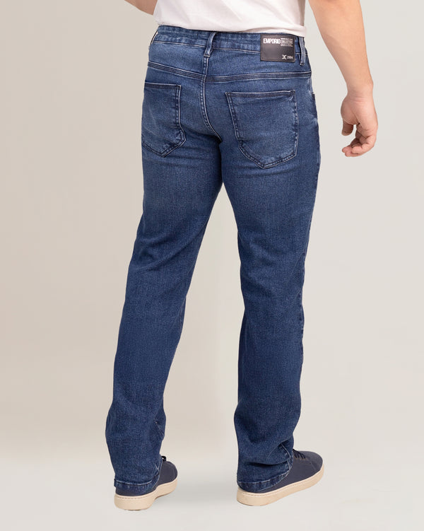 Calça Jeans Masculina Tradicional Regular Slim