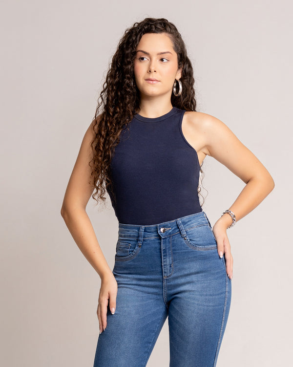 Calça Cigarrete Jeans Feminina