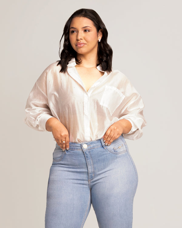 Calça Jeans Plus Size Cigarrete