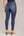 Calça Skinny Jeans Feminina Cintura No Lugar Com Cinto