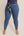 Calça Jeans Plus Size Skinny Chapa Barriga Com Cinto de Lenço