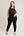 Calça Skinny Plus Size Jeans Preto Com Cinto Jeans