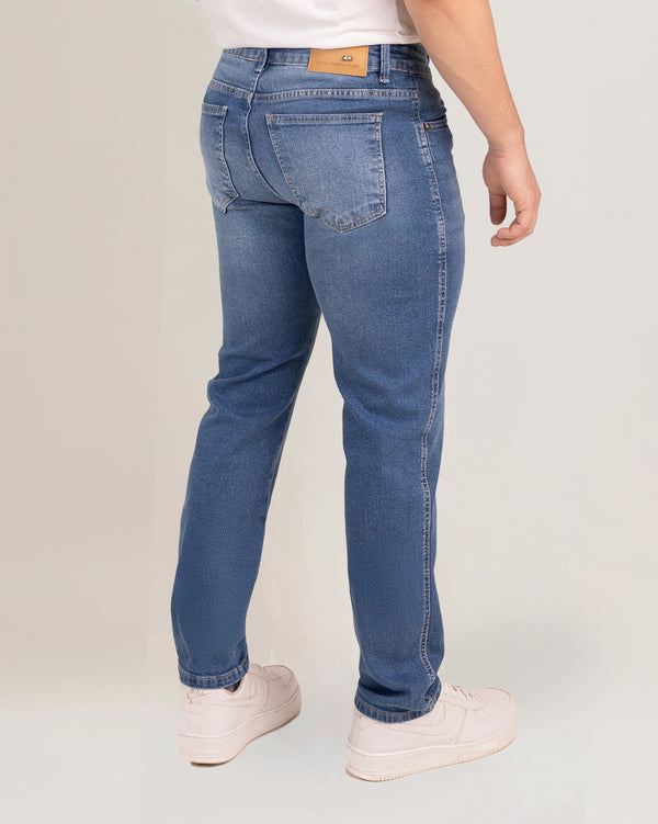 Calça Jeans Masculina Tradicional Regular Slim